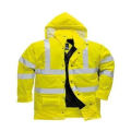 High-Visibility Reflective Parka Coats Made of 100% Polyester (DFJ1016)